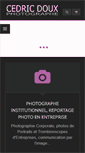 Mobile Screenshot of cedric-doux-photographe.fr