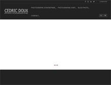 Tablet Screenshot of cedric-doux-photographe.fr
